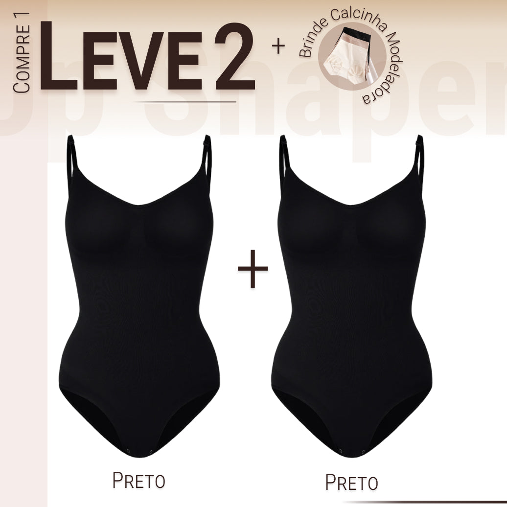 Body Modelador - Up Shaper - Compre 1 Leve 2 + Brinde Calcinha Modeladora